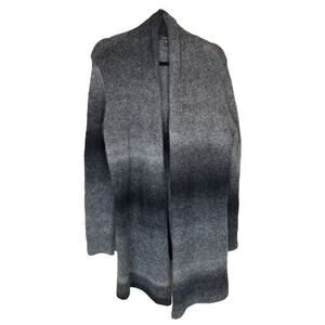 Eileen Fisher Wool Mohair Cardigan Sweater M Hygge Quiet Luxury Ombre Layering